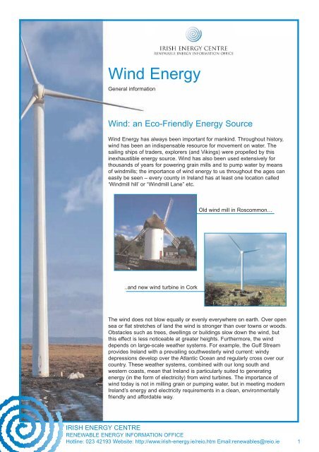 wind energy information in essay