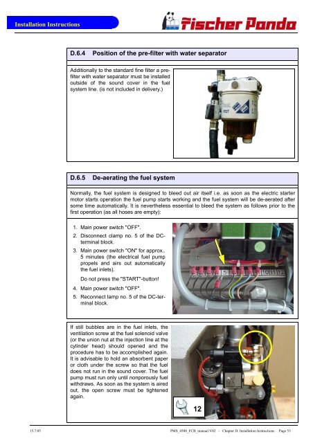 PMS 4500 FCB Manual - Ysebaert