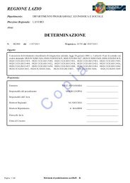 B02900 dell' 11/07/2013 - Il portale del lavoro della Regione Lazio
