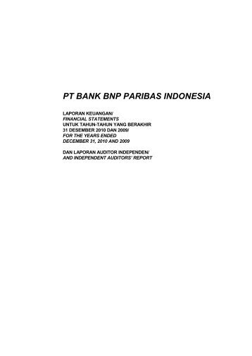 PT BANK BNP PARIBAS INDONESIA