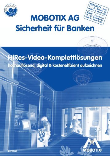 MOBOTIX AG Sicherheit fÃ¼r Banken X - IBC Raif GmbH