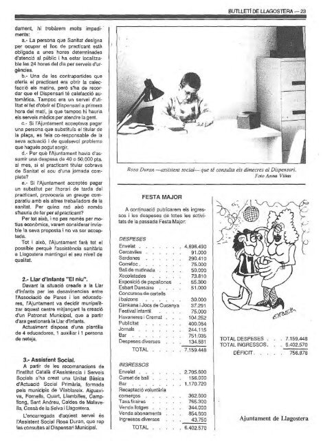 Desembre 1988 - Arxiu Municipal de Llagostera