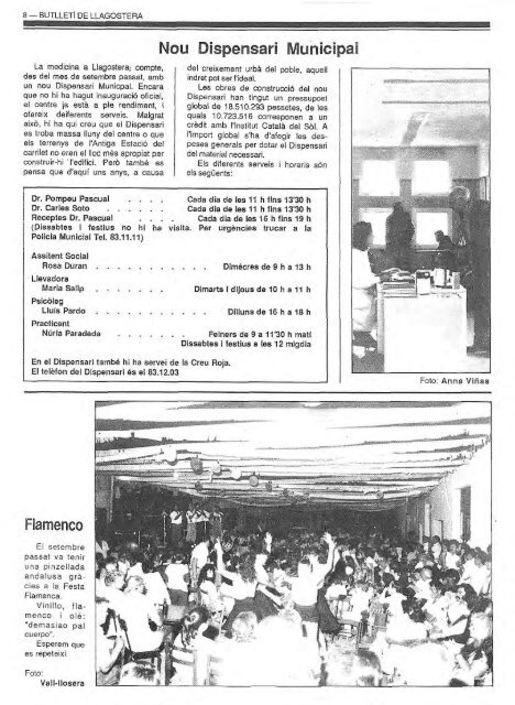 Desembre 1988 - Arxiu Municipal de Llagostera