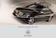 Genuine accessories for the C-Class - MB-Parts.com.ua.