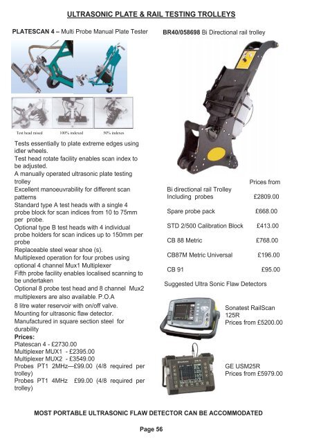 55291 NDT BROCHURE.indd - NDT Equipment