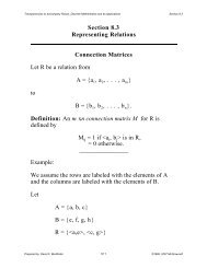 Section 8.3 - Transparencies for Rosen, Discrete Mathematics & Its ...