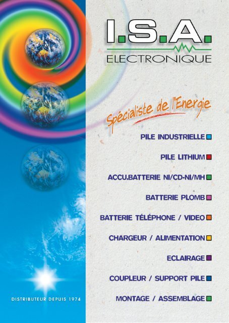 piles lithium - ISA Electronique