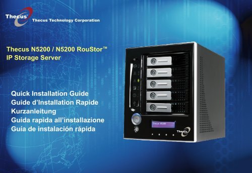 Quick Installation Guide Guide d'Installation Rapide ... - Thecus