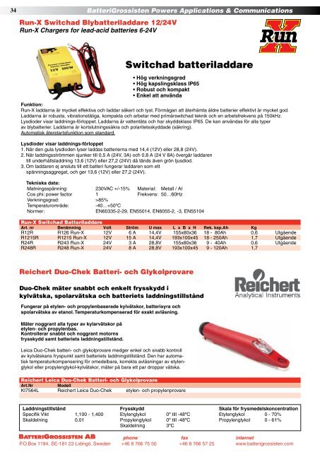 Produktkatalogen Nr. 14-2011 - BatteriGrossisten