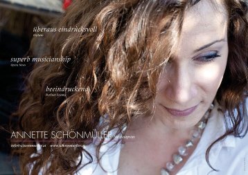 profil produktionen partien pressestimmen - Schönmüller, Annette