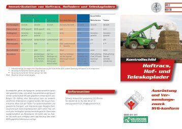 Prospekt: Hoflader - Schweizerischer Verband fÃ¼r Landtechnik ...