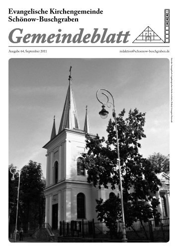 September 2011 - Evangelische Kirchengemeinde Schönow ...