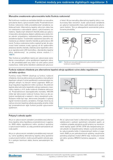 ModulovÃ½ regulaÄnÃ½ systÃ©m Logamatic 4000 RegulÃ¡tory a ... - Buderus