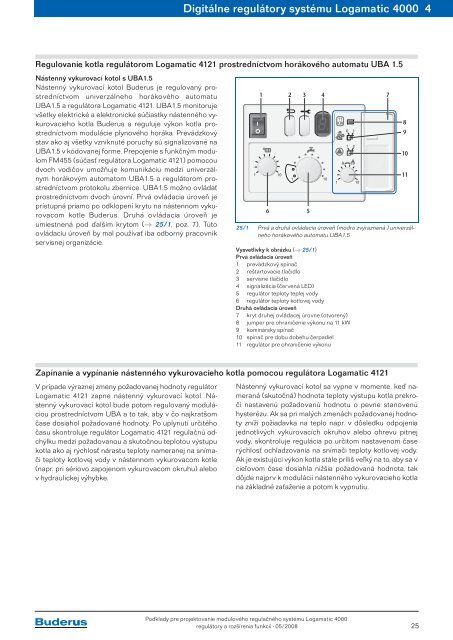 ModulovÃ½ regulaÄnÃ½ systÃ©m Logamatic 4000 RegulÃ¡tory a ... - Buderus