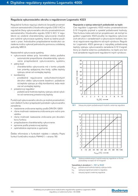 ModulovÃ½ regulaÄnÃ½ systÃ©m Logamatic 4000 RegulÃ¡tory a ... - Buderus