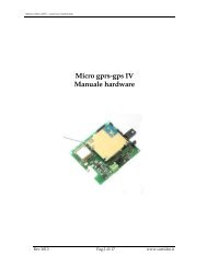 Micro gprs-gps IV Manuale hardware - Carrideo
