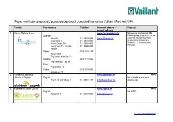 Å½elite izraditi ili doraditi svoje vlastite internet stranice i ... - Vaillant