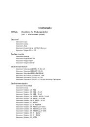 Inhaltsangabe Checklisten inkl.  1. Update - shk-aktiv