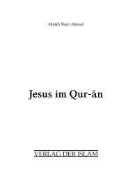 Jesus im Quran Sheikh Nasir Ahmad - Ahmadiyya Muslim Jamaat ...