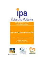 Leggi il Documento Programmatico - Consorzio del Comprensorio ...