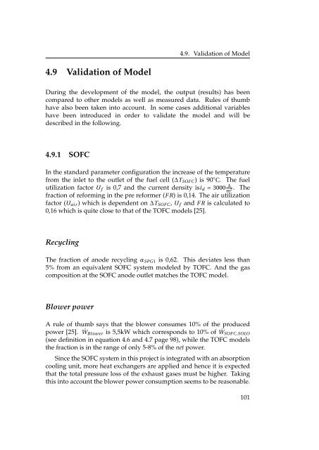 integration of solid oxide fuel cells and ... - Ea Energianalyse