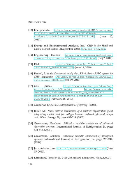 integration of solid oxide fuel cells and ... - Ea Energianalyse