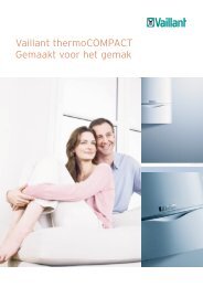 Vaillant thermoCOMPACT Gemaakt voor het gemak - Nestor