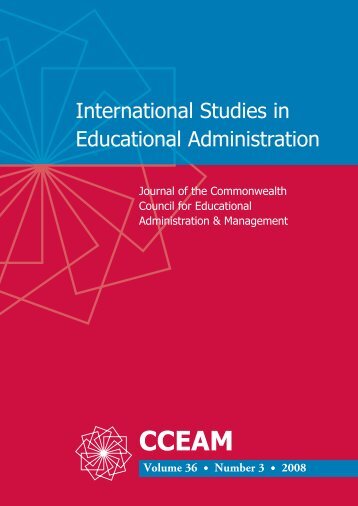 International Studies in Educational Administration