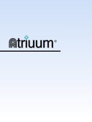 Atriuum Training Manual