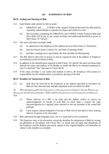 standard form of bidding documents for epc/turnkey - Pakistan ...