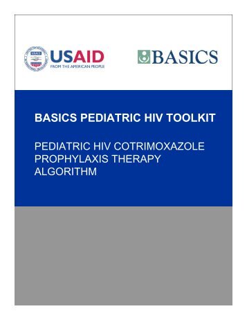 Pediatric HIV Cotrimoxazole Prophylaxis Therapy Algorithm - basics