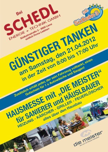 Günstiger tanken - SCHEDL ENERGIE + TECHNIK GMBH