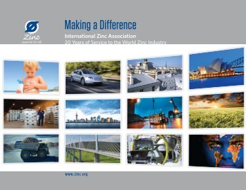 Making a Difference - International Zinc Association