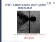 Small Particle Hypervelocity Impact Range (SPHIR) - Caltech PSAAP