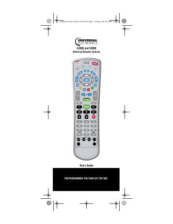 Atlas OCAP 5-Device Universal Remote Control with Learning