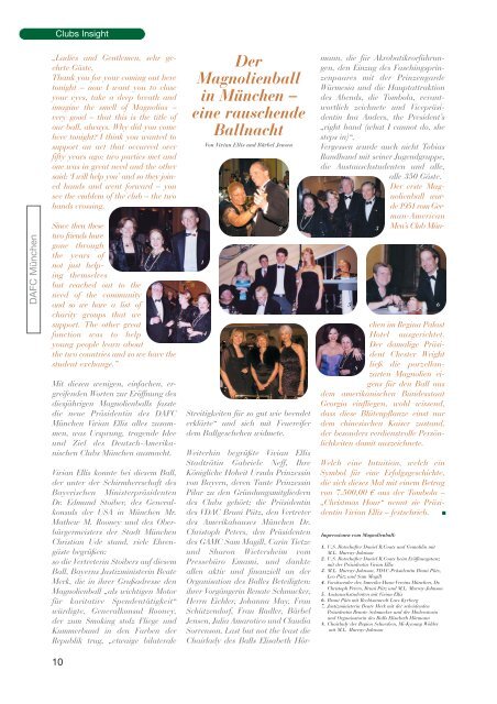 .gazette 01/04 - Verband der Deutsch-Amerikanischen Clubs