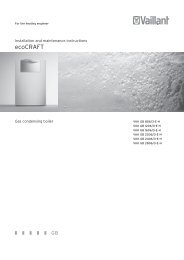 vaillant f2 fault code