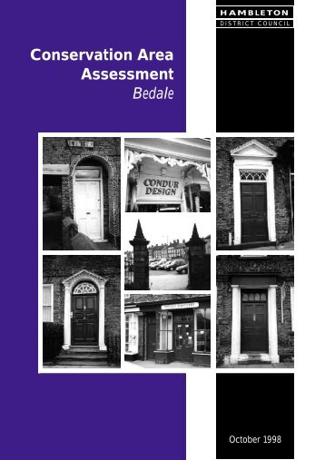 Conservation Area Assessment Bedale - Hambleton District Council