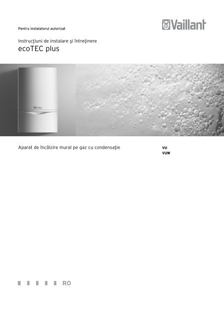 ecoTEC plus Manual de instalare.pdf - Service centrale termice
