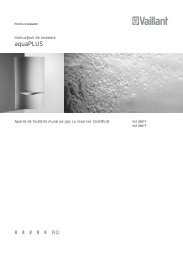aquaPLUS VUI Manual de instalare.pdf - Vaillant