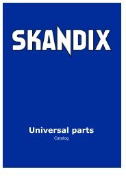 SKANDIX Catalog: Universal parts - SaabtuninG