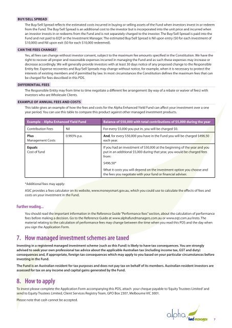 Alpha Enhanced Yield Fund