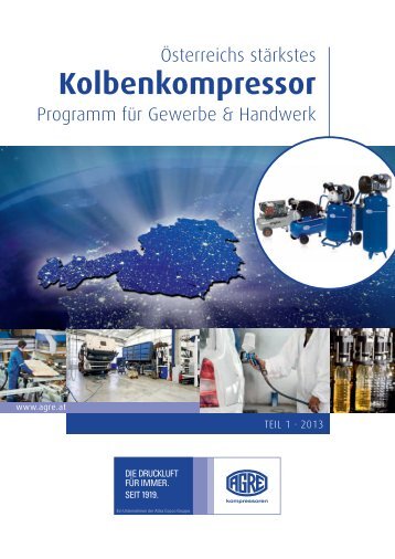 Katalog fÃ¼r Druckluftkompressoren (PDF) - AGRE Kompressoren