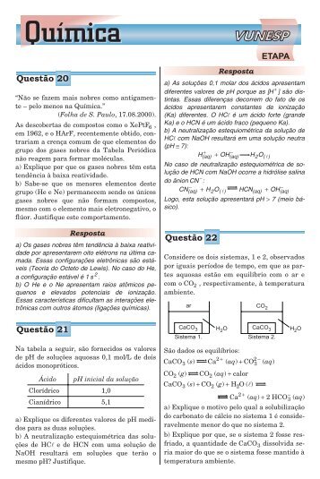 QuÃ­mica - Etapa