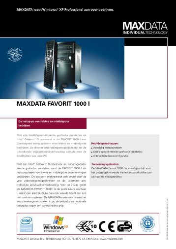 MAXDATA FAVORIT 1000 I