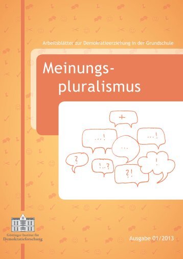 Meinungs- pluralismus - GÃ¶ttinger Institut fÃ¼r Demokratieforschung