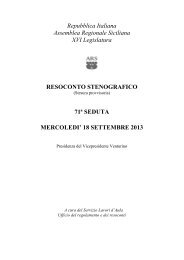 18 settembre 2013 - Assemblea Regionale Siciliana