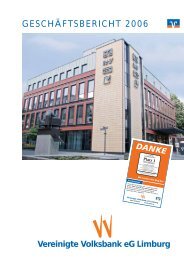 Jahr 2006 - Vereinigte Volksbank eG Limburg