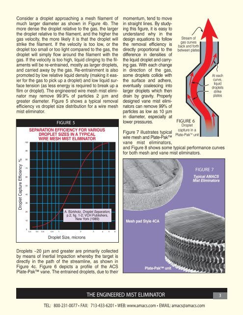 Mesh and Vane Mist Eliminator Brochure - AMACS Process Tower ...