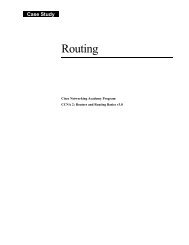 Routing - Cisco Academy